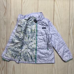 Patagonia Girls Nano Puff Primaloft Jacket Size M (10) Diamond Quilted #68006